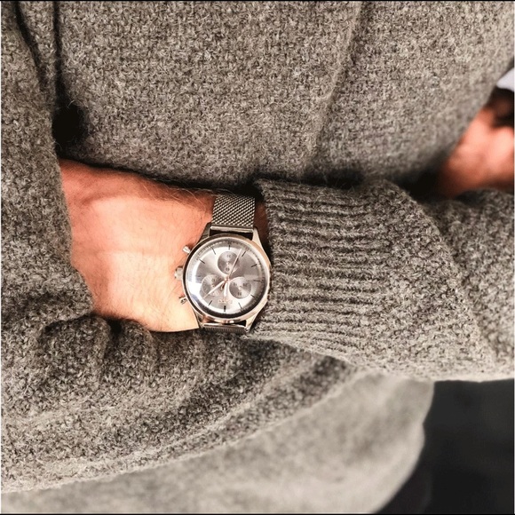 Men's Hugo Boss Steel Mesh Band Chronograph Watch - Picture 5 of 6